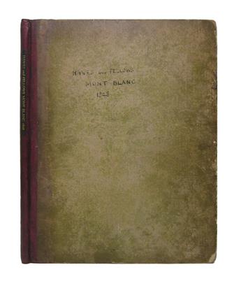 HAWES, BENJAMIN, Sir. A Narrative of an Ascent to the Summit of Mont Blanc, made during the Summer of 1827. 1828